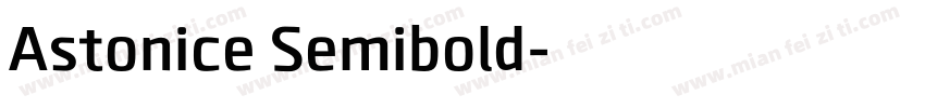 Astonice Semibold字体转换
